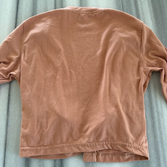 Button Down Shirt Long Sleeve Camel US2 NEW - Picture 4 of 4